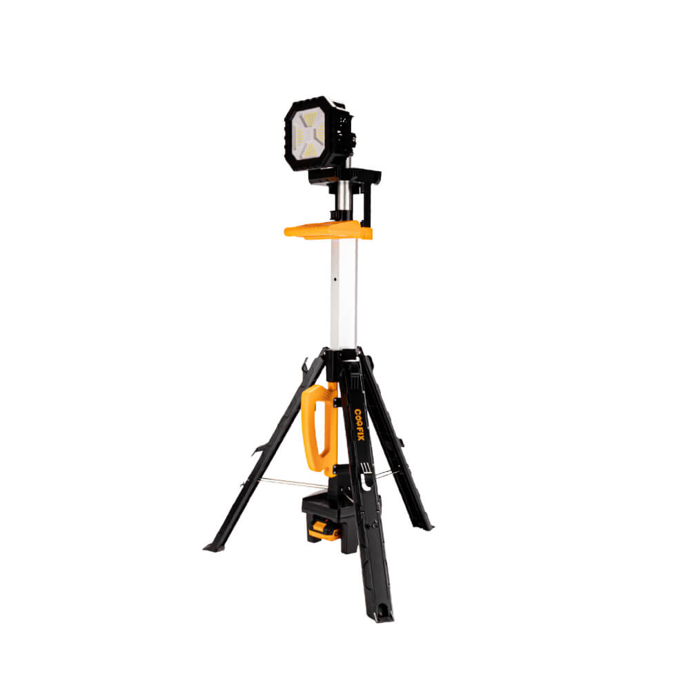 สปอร์ตไลท์ภายนอก LED COOFIX รุ่น CF-WL004 แบตเตอรี่ 4.0AH 100V 10,000 ลูเมน WHITE